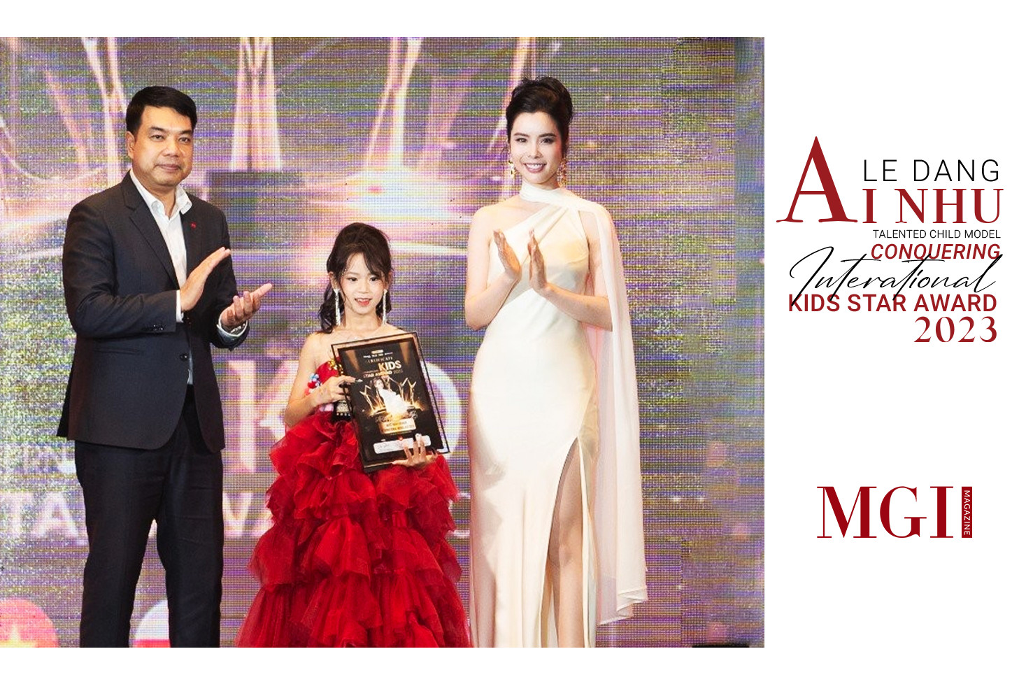 Le Dang Ai Nhu - Talented child model conquering International Kids Star Award 2023